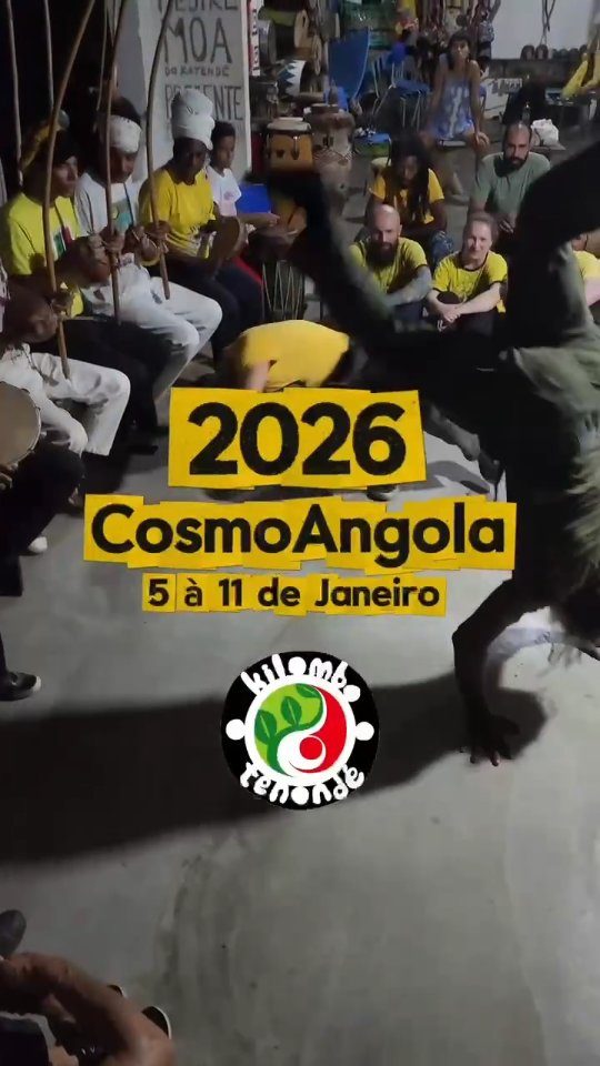 CosmoAngola 2026 Capoeira Angola roda